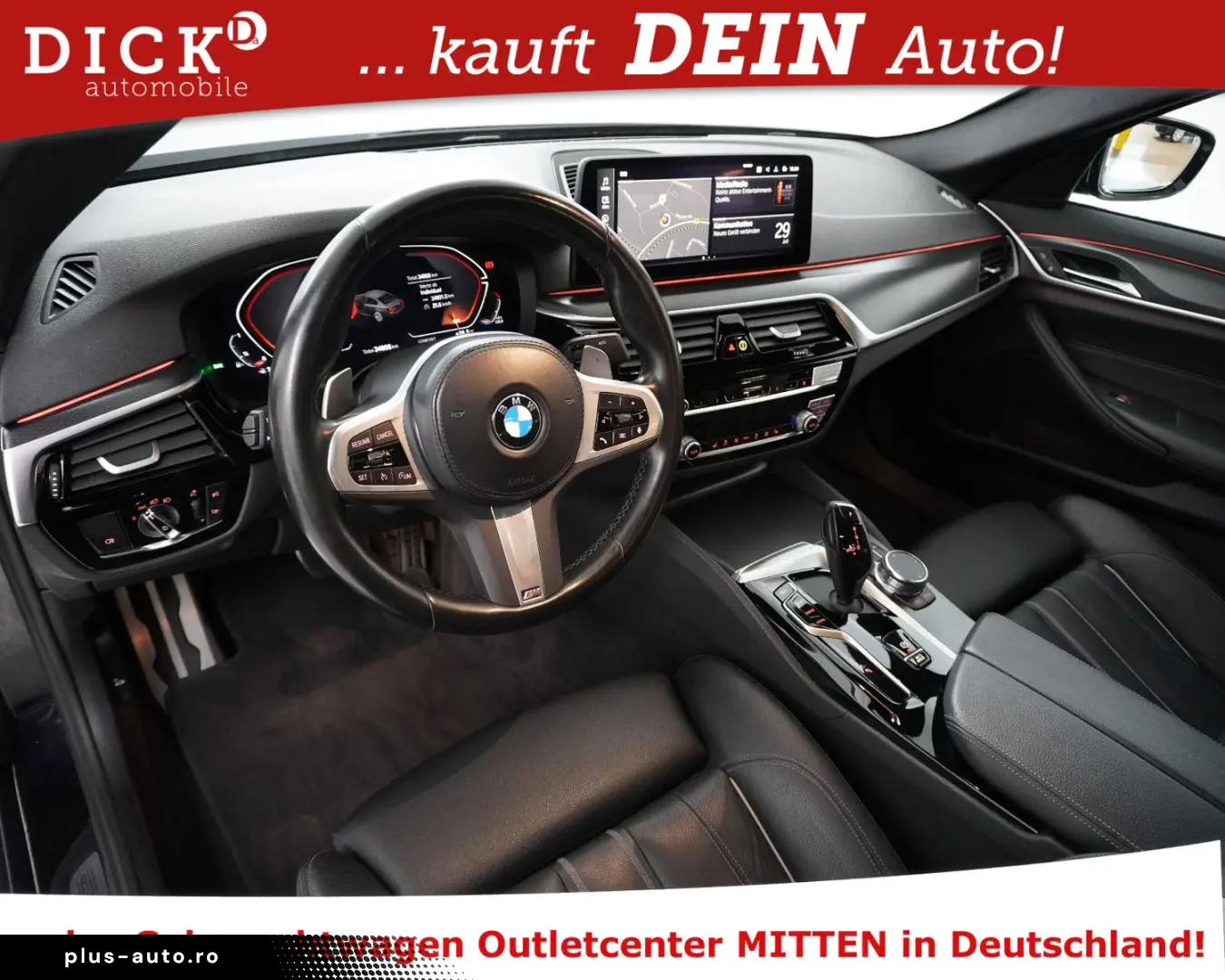 BMW 520 M Sport SCHADO PANO LEDER DAKOTA KAM PROF 19