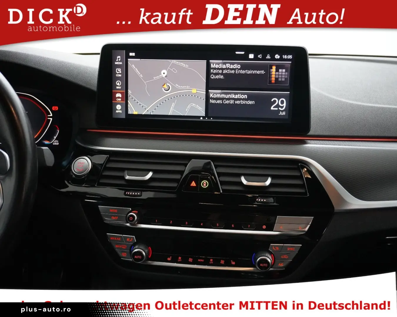 BMW 520 M Sport SCHADO PANO LEDER DAKOTA KAM PROF 19