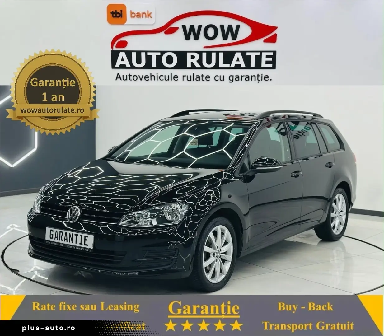 VOLKSWAGEN GOLF 2015 1.6D E6 Garantie 12 Luni Rate Avans 0 D