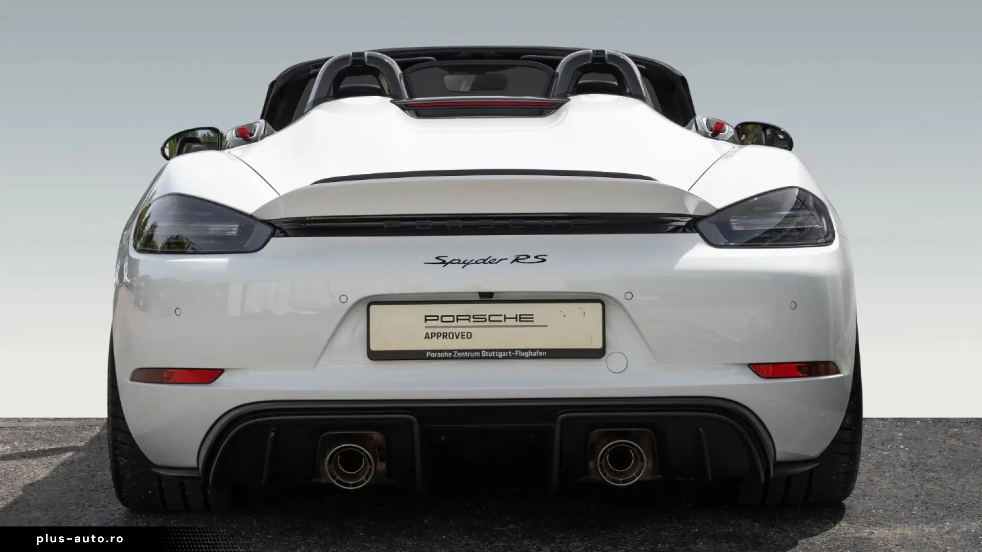 Porsche 718 Spyder RS ​​Weissach Package BOSE RearCamera