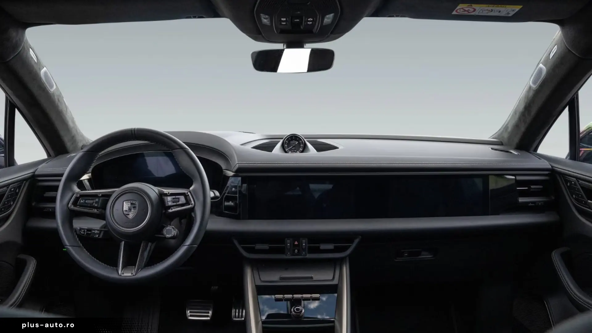 Porsche Macan Electric Turbo Burmester passenger display