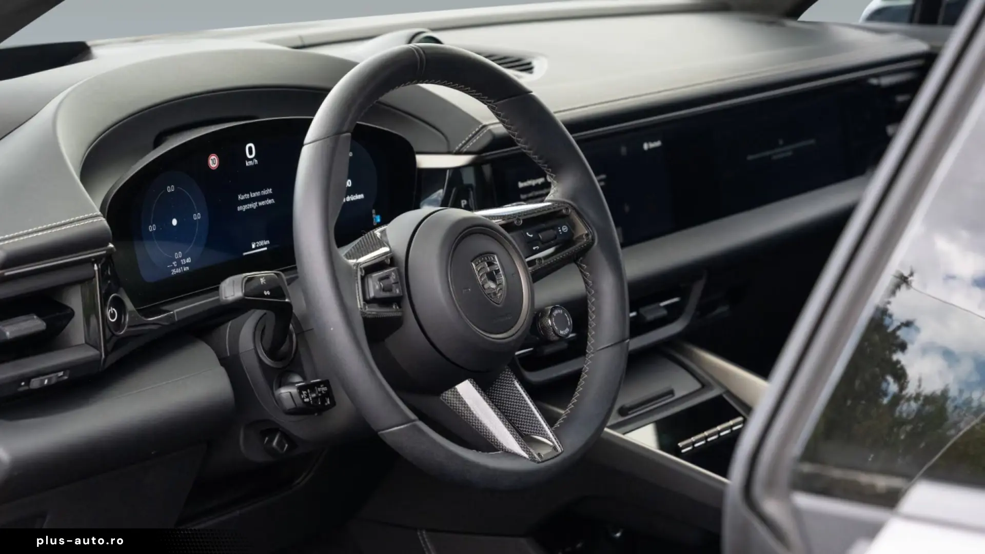 Porsche Macan Electric Turbo Burmester passenger display