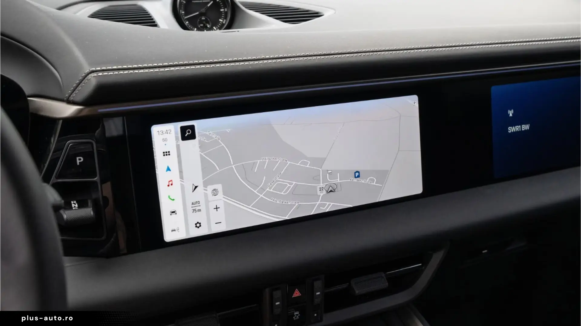 Porsche Macan Electric Turbo Burmester passenger display