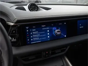 Porsche Macan Electric Turbo Burmester passenger display