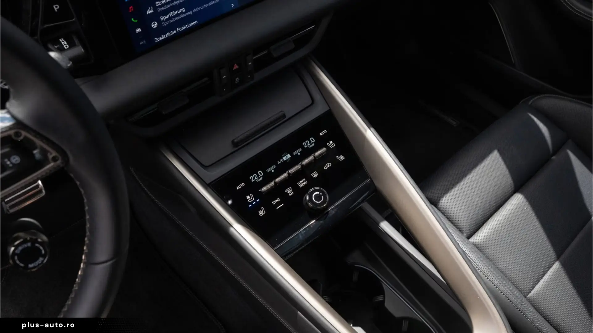 Porsche Macan Electric Turbo Burmester passenger display