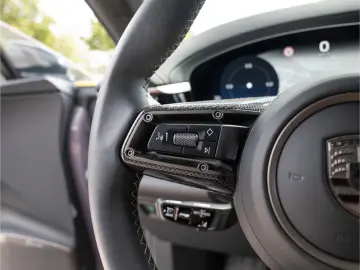 Porsche Macan Electric Turbo Burmester passenger display