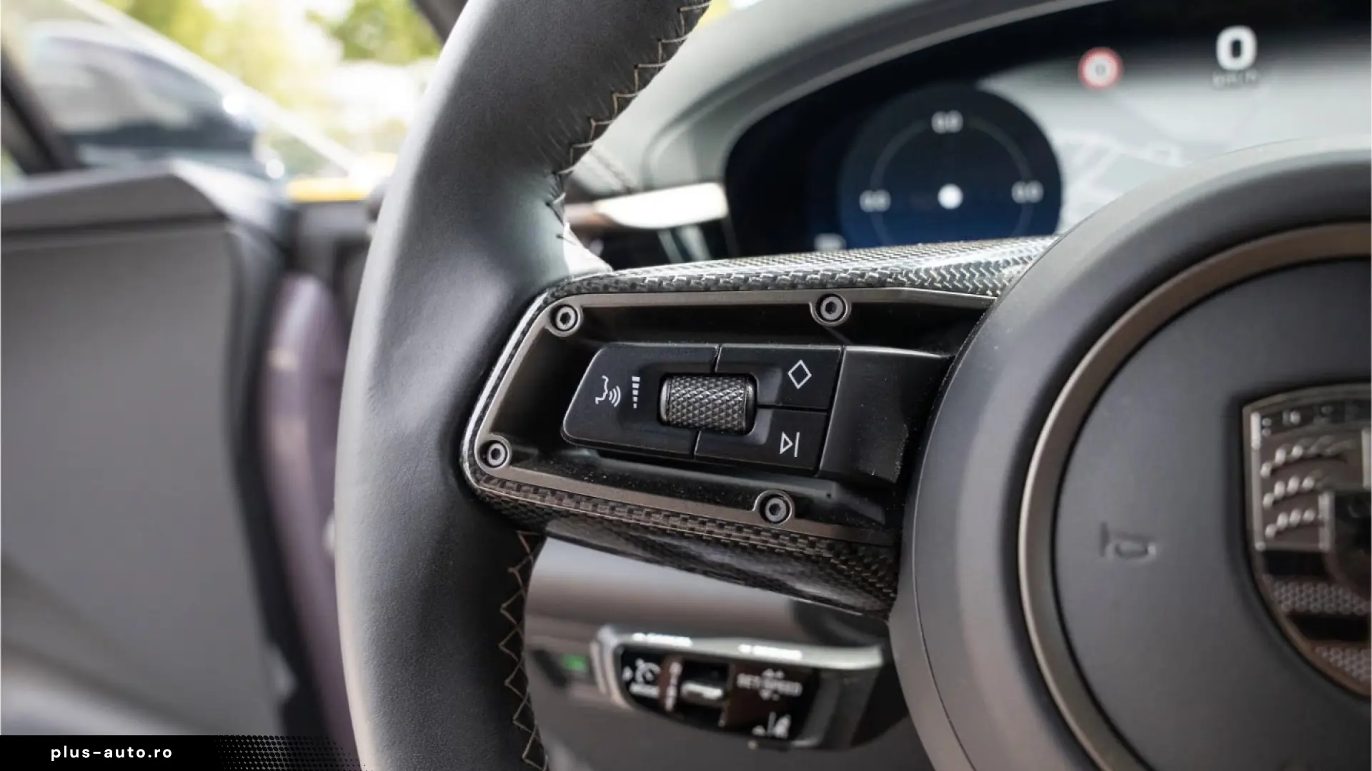 Porsche Macan Electric Turbo Burmester passenger display