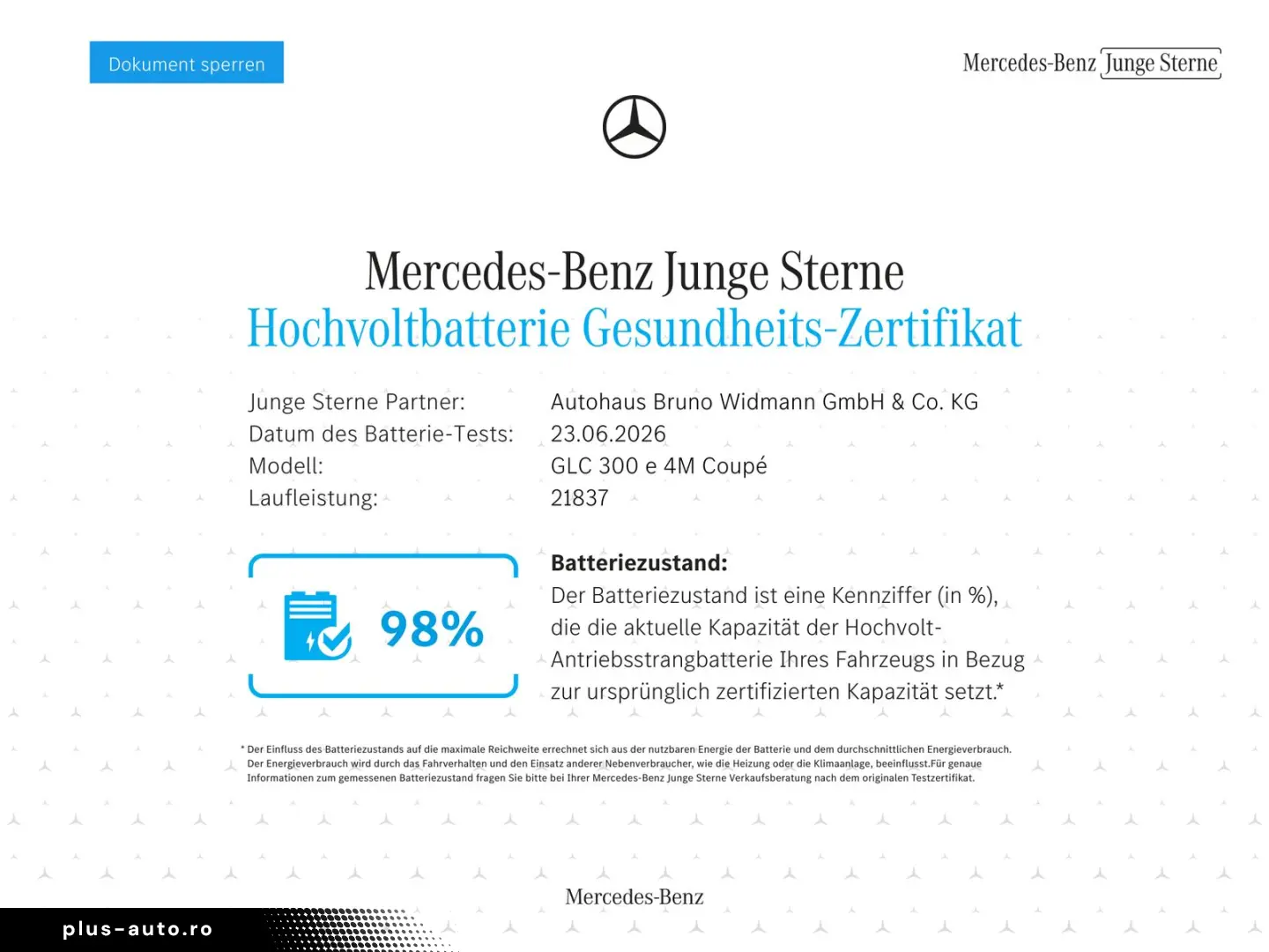 MERCEDES-BENZ GLC 300 e 4M Coupé  AMG Plus Pano Sitzklima
