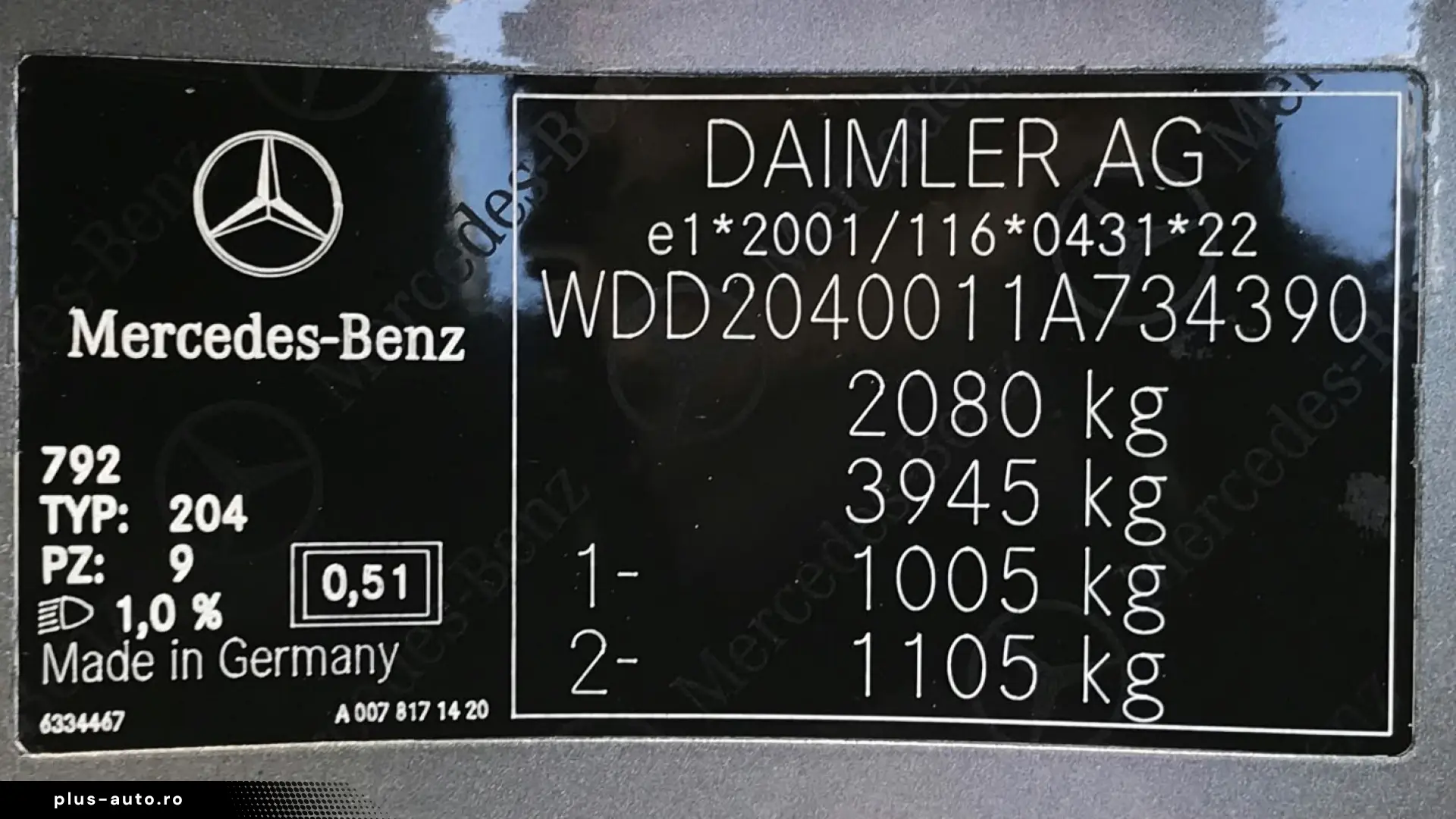 Mercedes-Benz C 200 CDI (BlueEFFICIENCY)