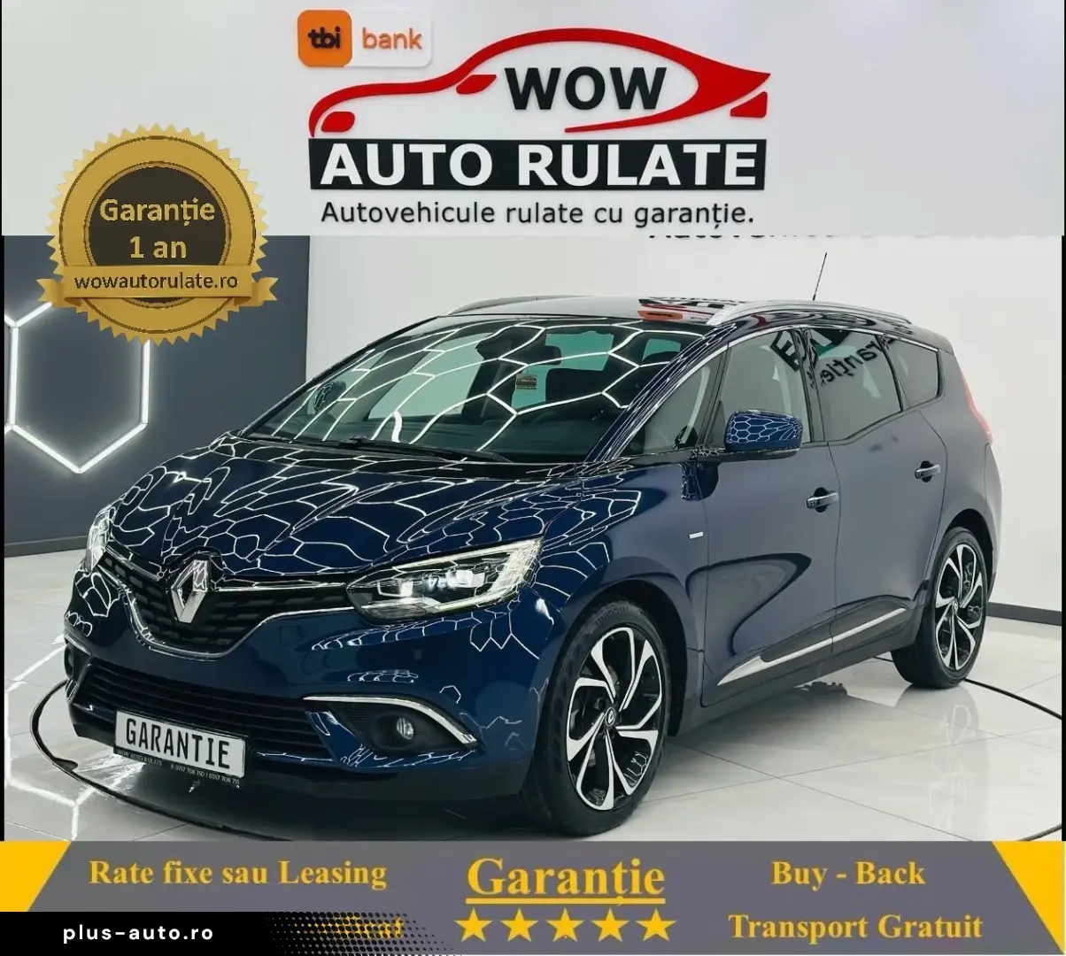 RENAULT GRAND SCENIC 2017 1.5D E6 Garantie 12 Luni Rate Avan