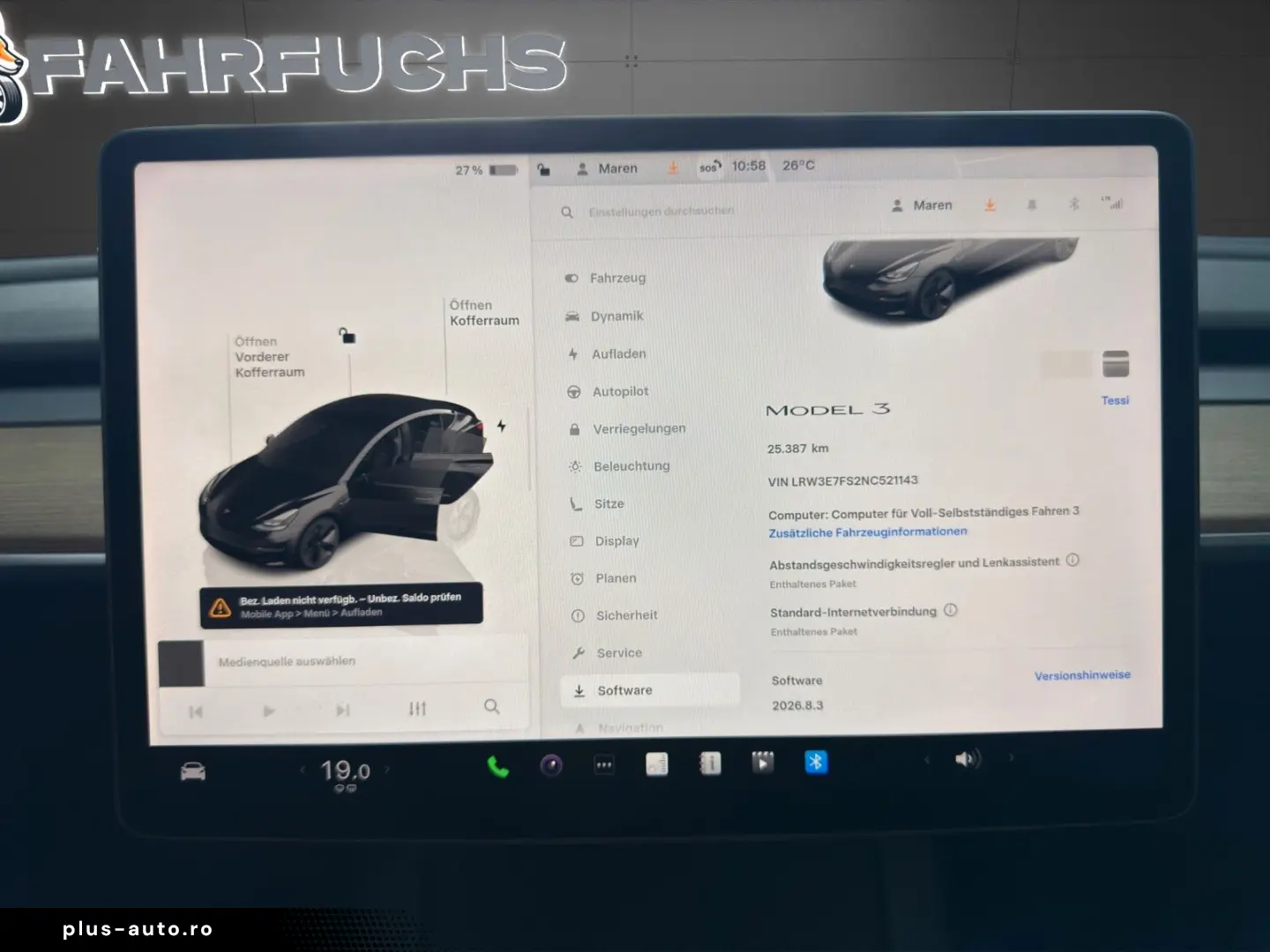 TESLA Model 3 SR  RWD   Wärmepumpe