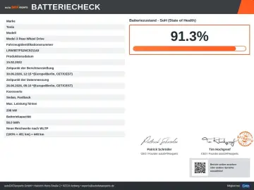 TESLA Model 3 SR  RWD   Wärmepumpe