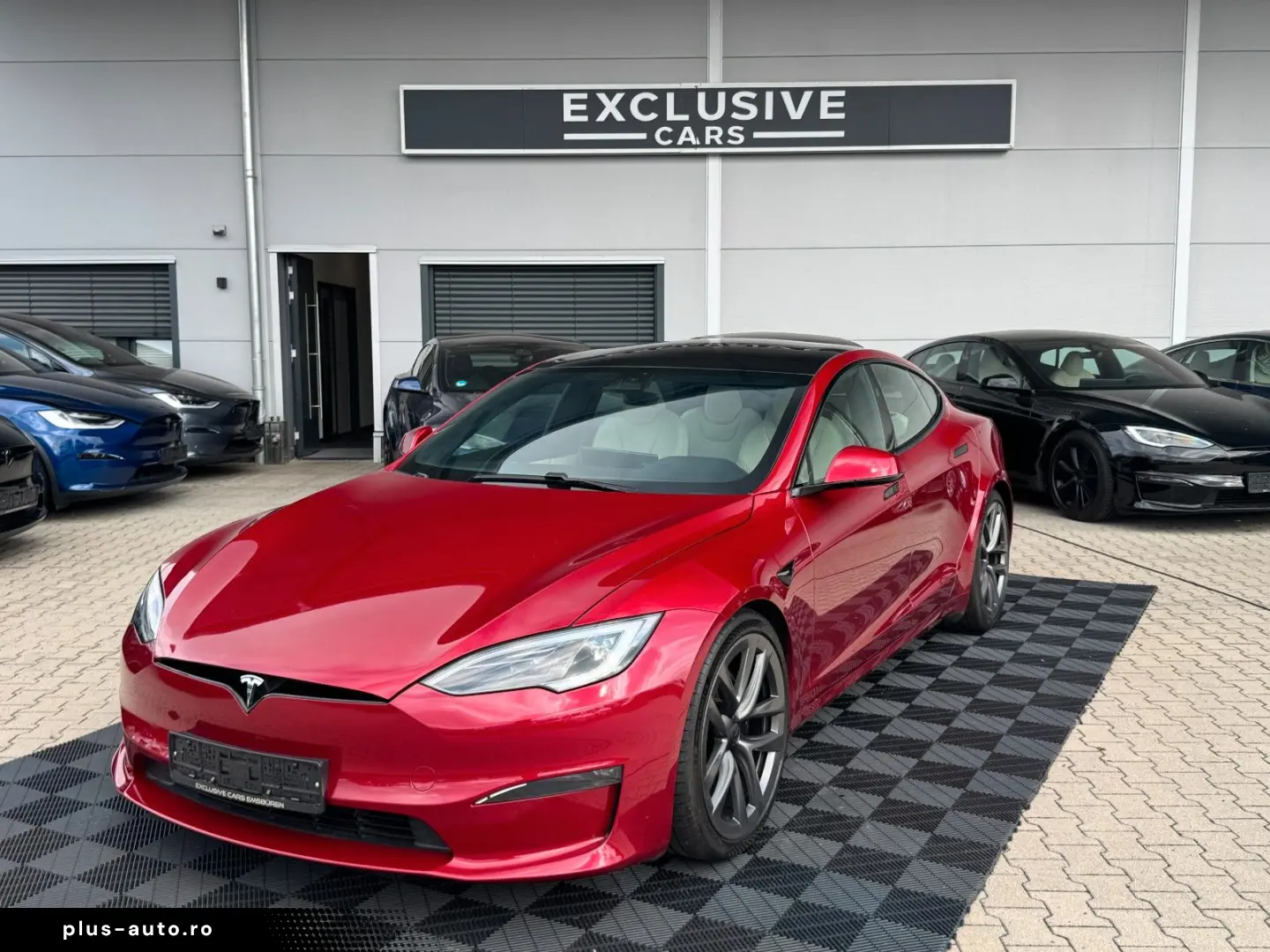 TESLA MODEL S PALLADIUM   FULL SELF DRIVE 4  ULTRA RED