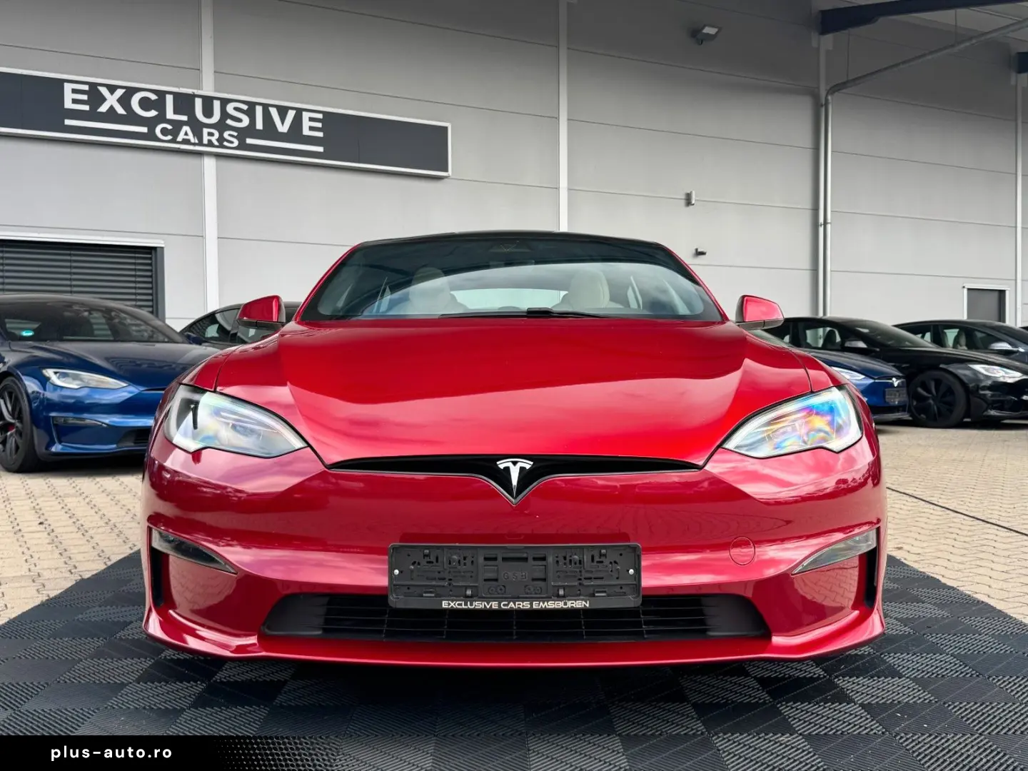 TESLA MODEL S PALLADIUM   FULL SELF DRIVE 4  ULTRA RED