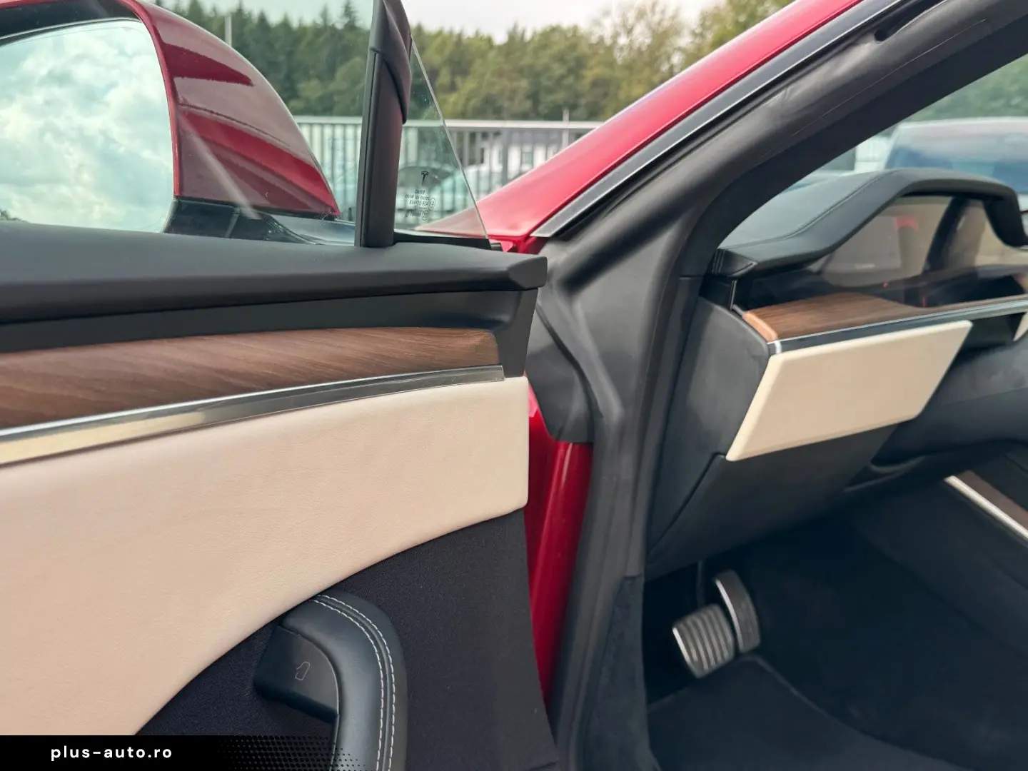 TESLA MODEL S PALLADIUM   FULL SELF DRIVE 4  ULTRA RED