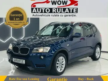 BMW X3 2012 2.0D E5 Garantie 12 Luni Rate Avans 0 Doar Cu Bu