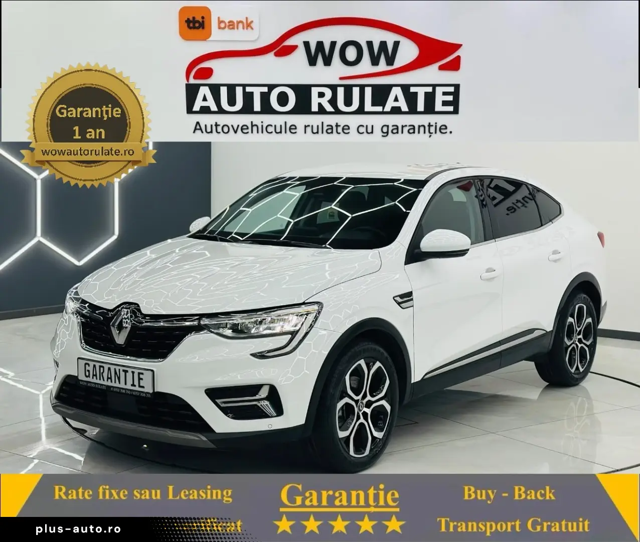 RENAULT Arkana 2022 1.6i HYBRID E6 Garantie 12 Luni Rate Ava