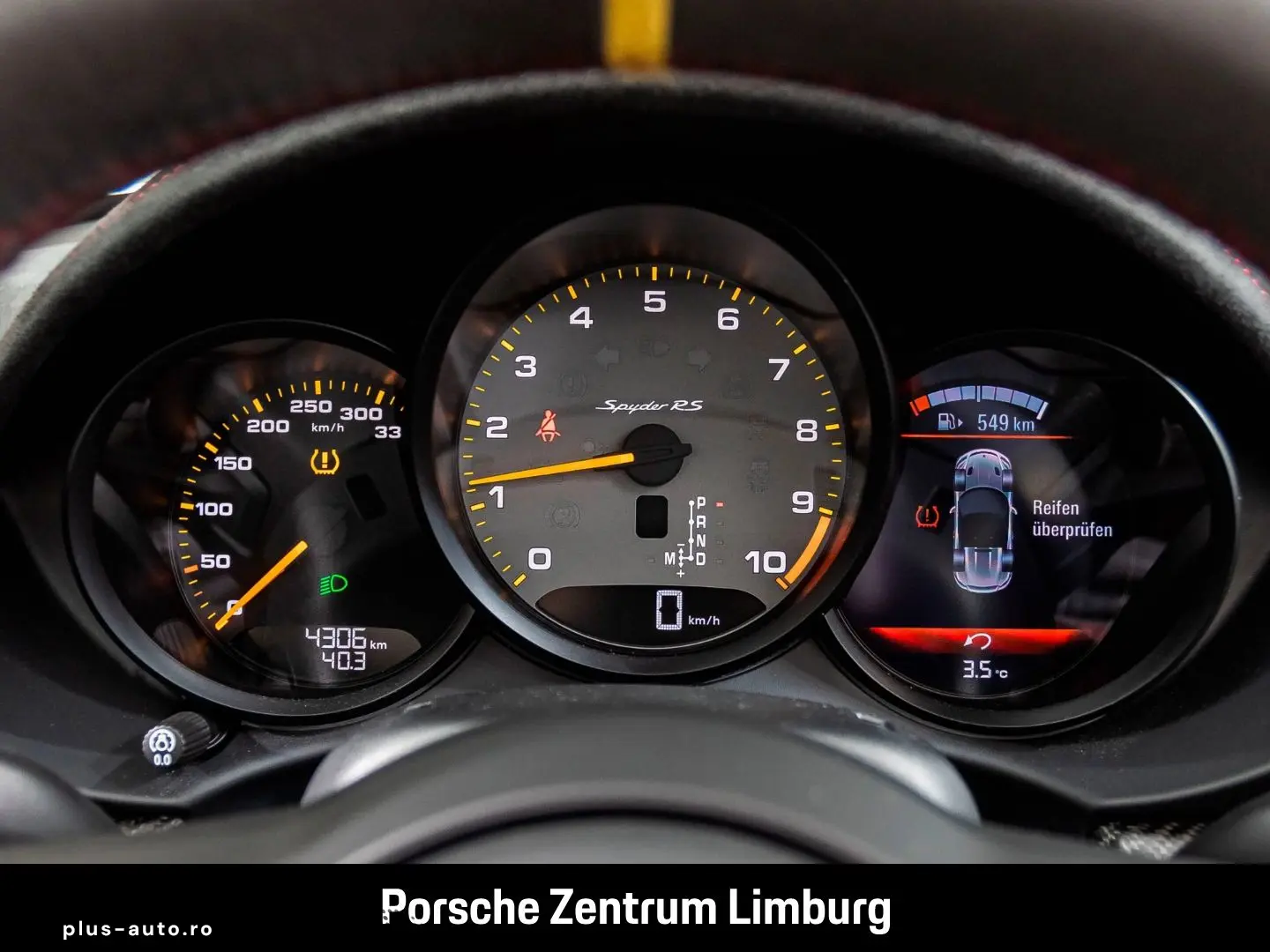 PORSCHE 718 Spyder RS Liftsystem-VA Weissach-Paket BOSE