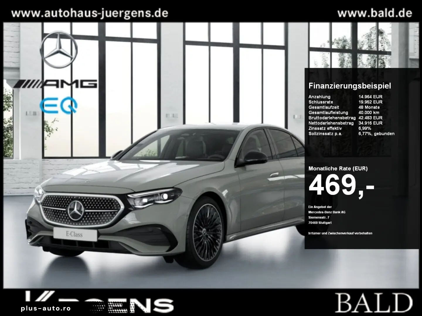 MERCEDES-BENZ E 220 d AMG-Sport DIGITAL 360 Burm Night alpin