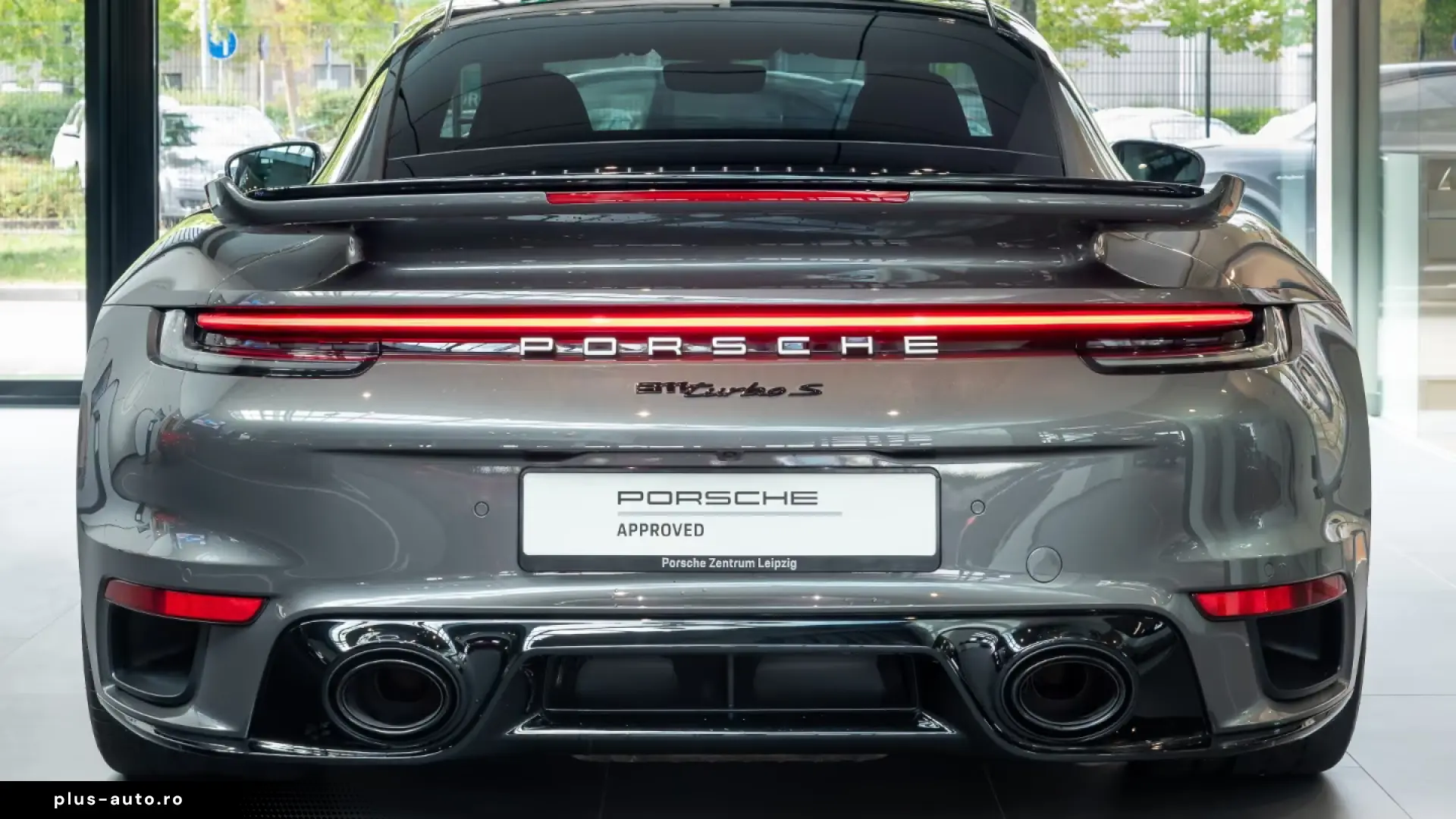 Porsche 992 911 Turbo S SportDesign Package Sport Exhaust