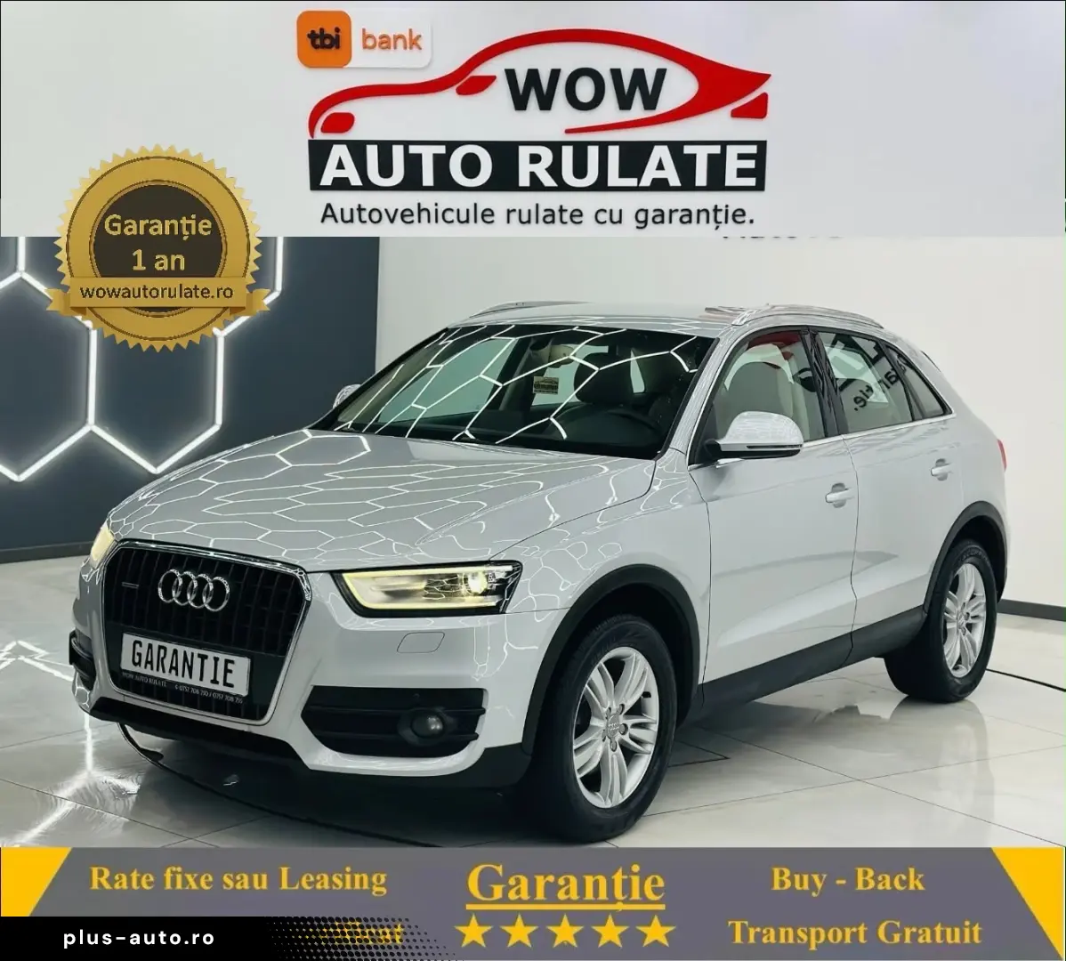 AUDI Q3 2013 2.0D E5 4x4 Garantie 12 Luni Rate Avans 0 Doar