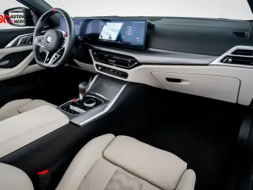 BMW M4 xDrive Competition Cabrio Schwarz Weiß Curved