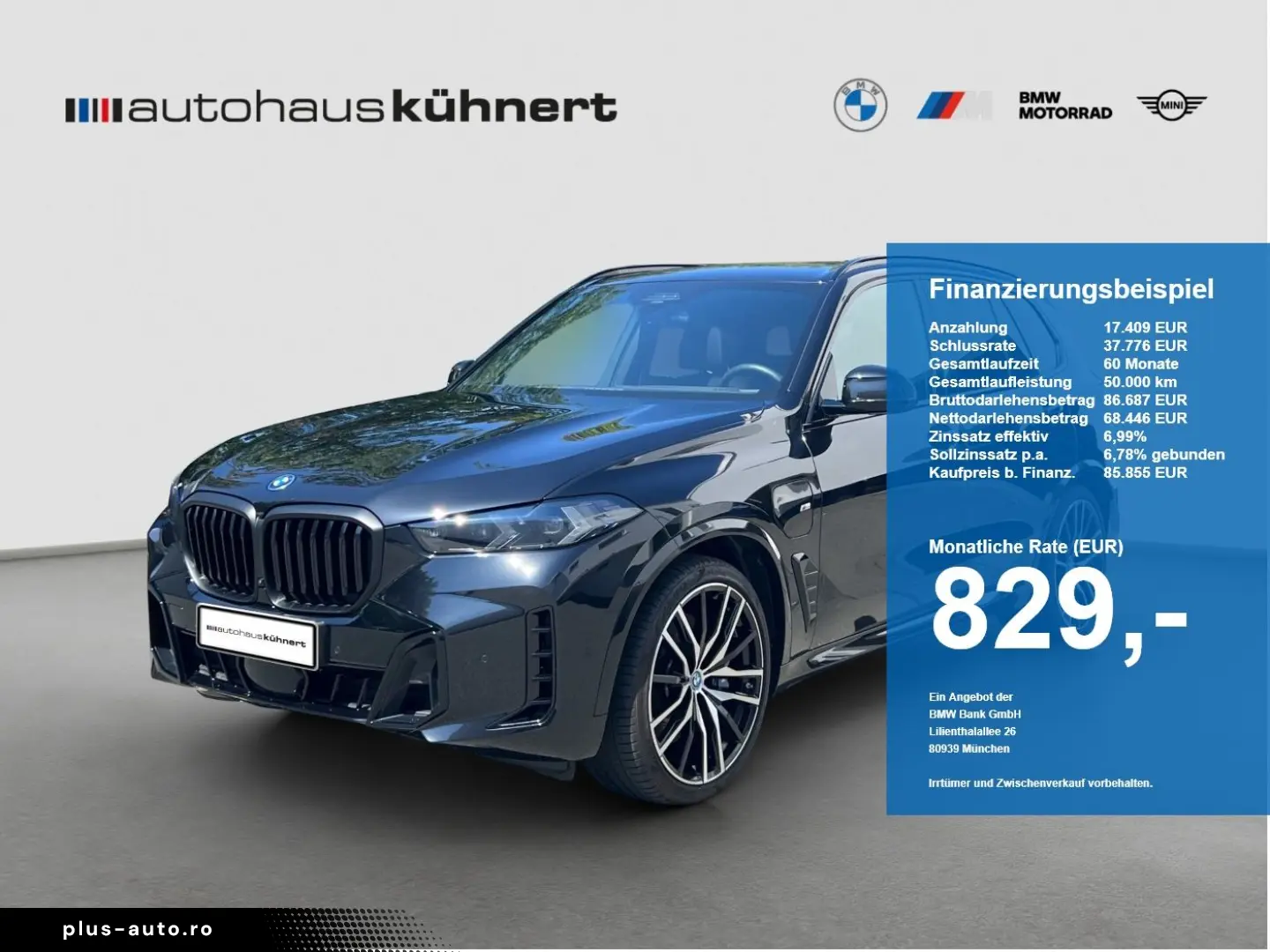 BMW X5 xDrive50e    M-Sport PRO ACC AHK Luft Pano H&