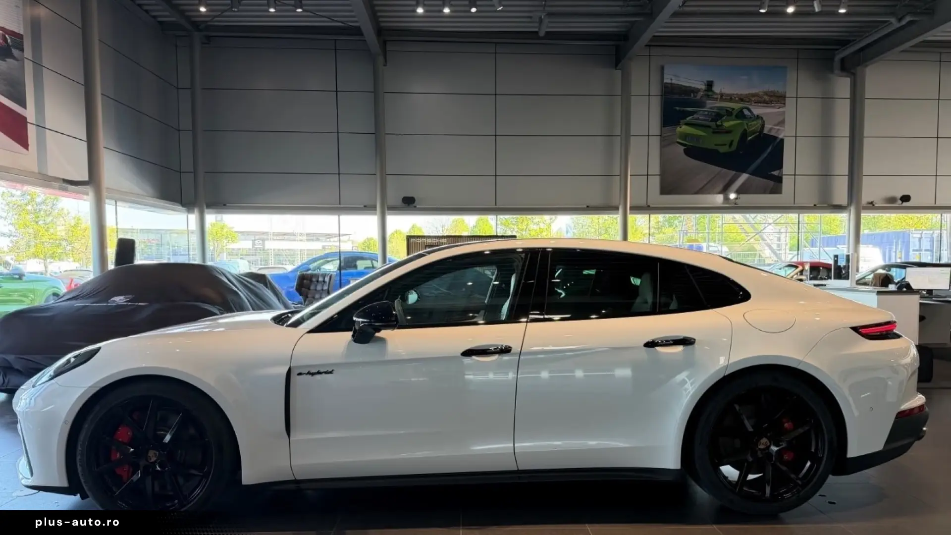 Porsche Panamera 4S E-Hybrid HA steering Head-Up