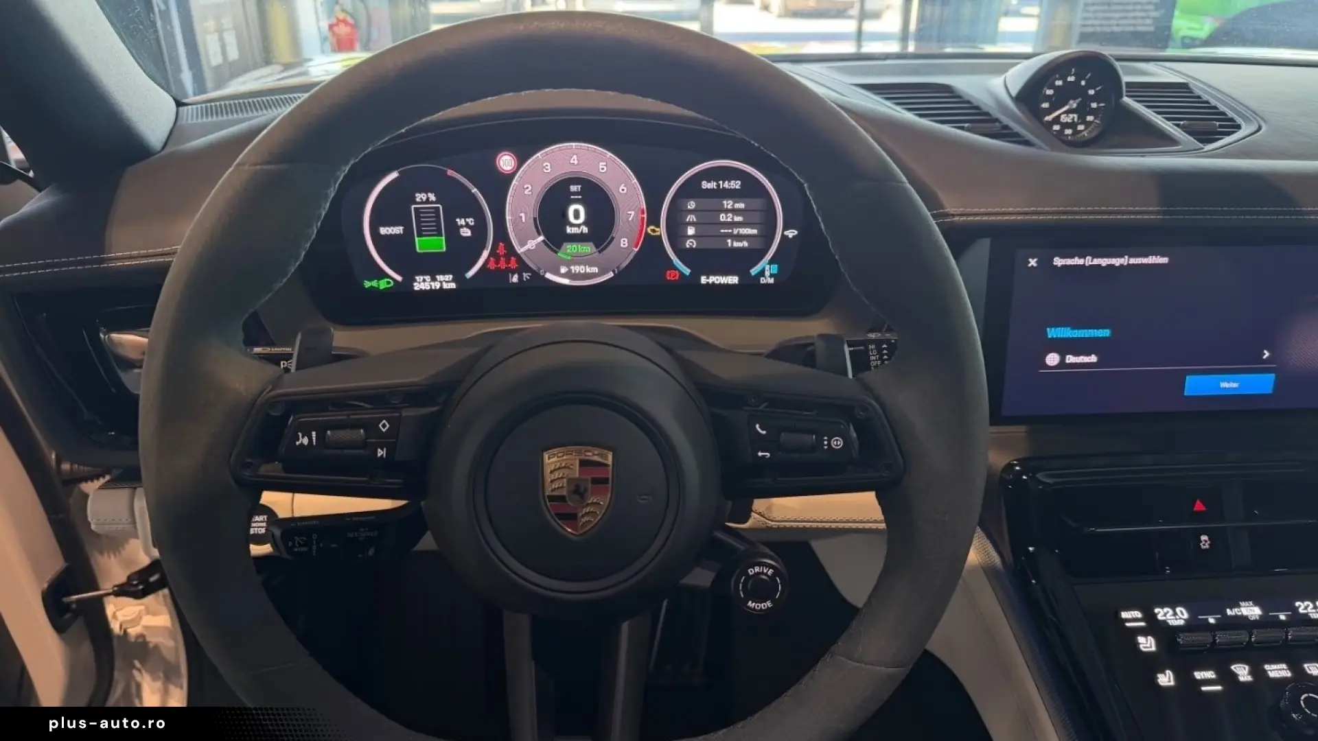 Porsche Panamera 4S E-Hybrid HA steering Head-Up