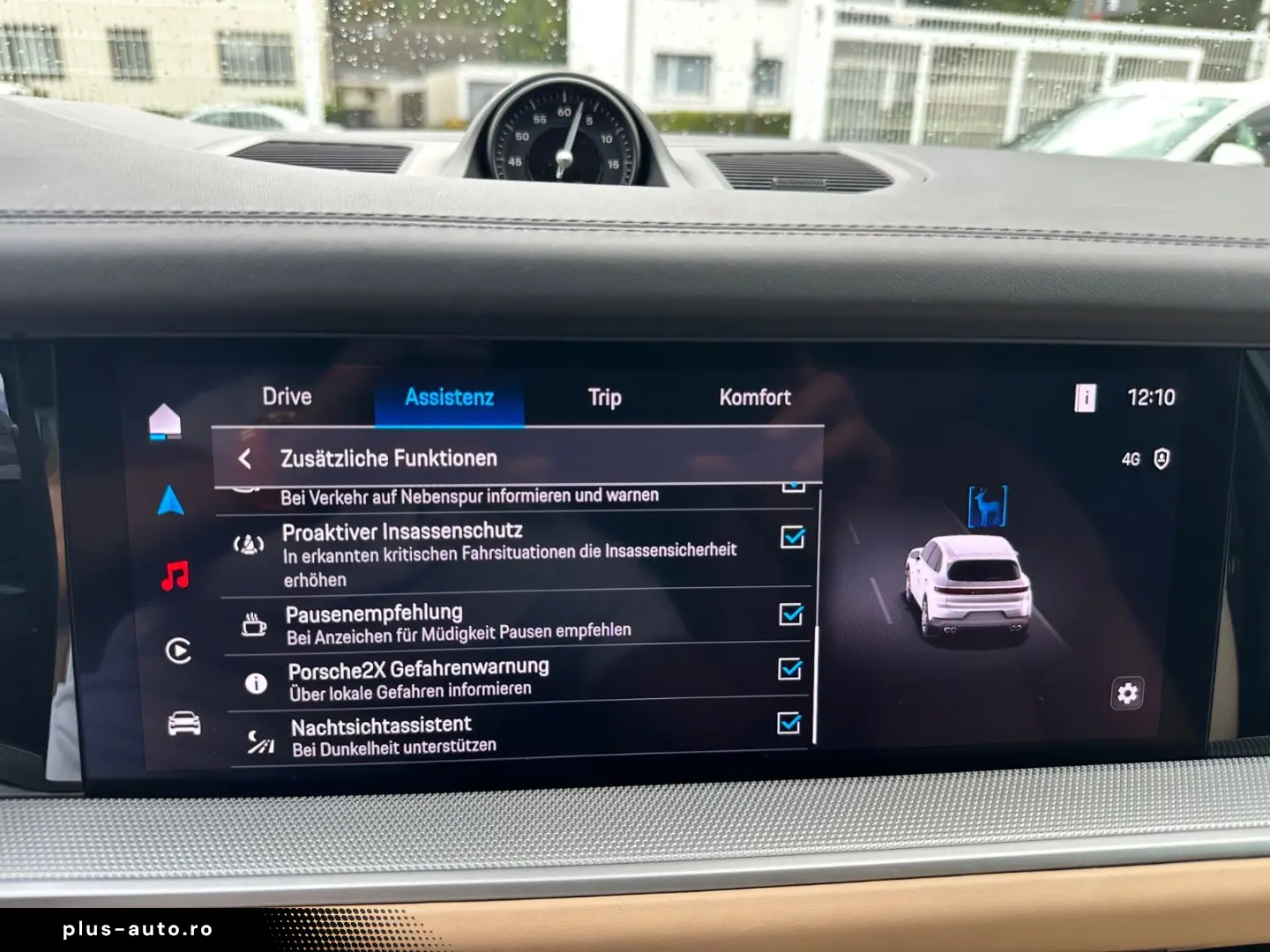 PORSCHE Cayenne E-Hybrid HINTERACHSLENKUNG NACHTSICHTASS