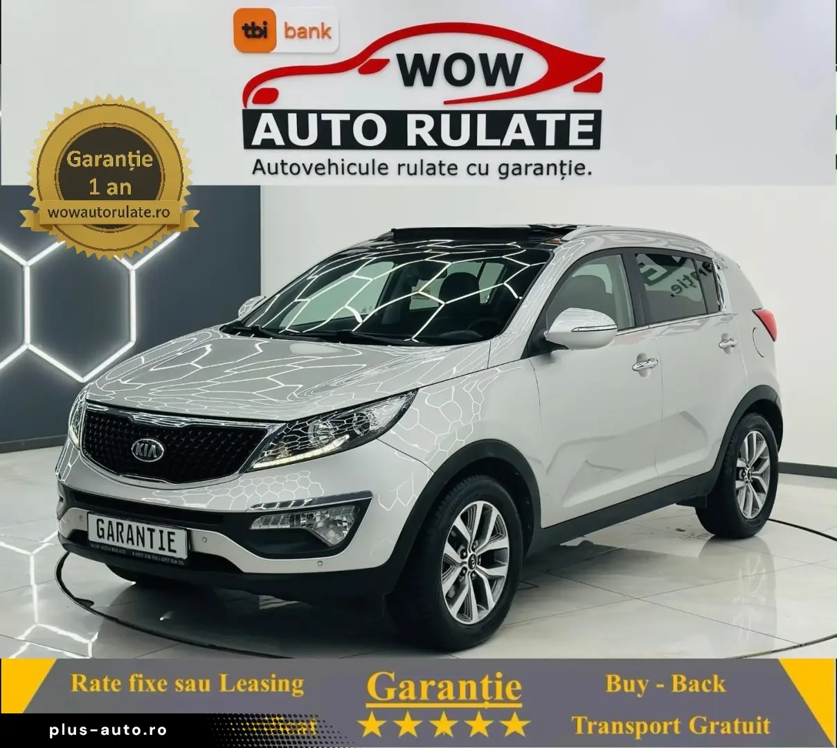KIA SPORTAGE 2015 1.7D E5 Garantie 12 Luni Rate Avans 0 Doar
