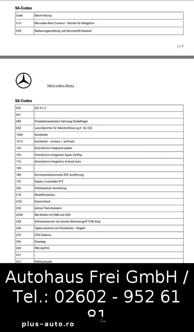 MERCEDES-BENZ E 220 Limousine Avantgarde 1-HAND LED &hellip;