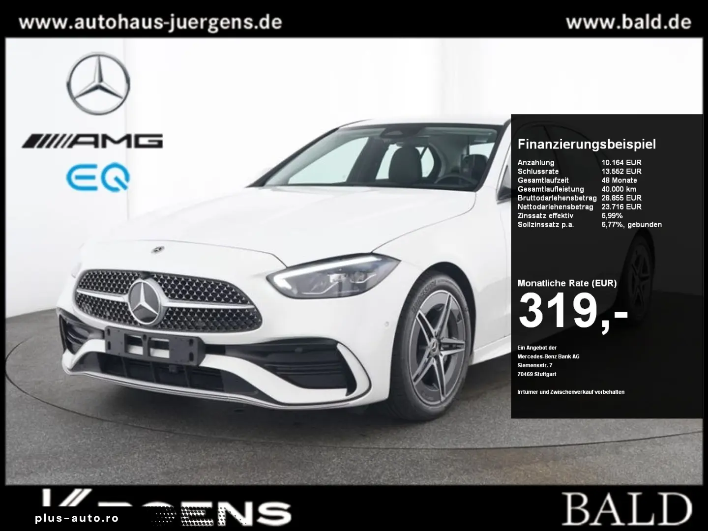 MERCEDES-BENZ C 180 AMG-Sport LED Cam Memo Totw Ambi&hellip;
