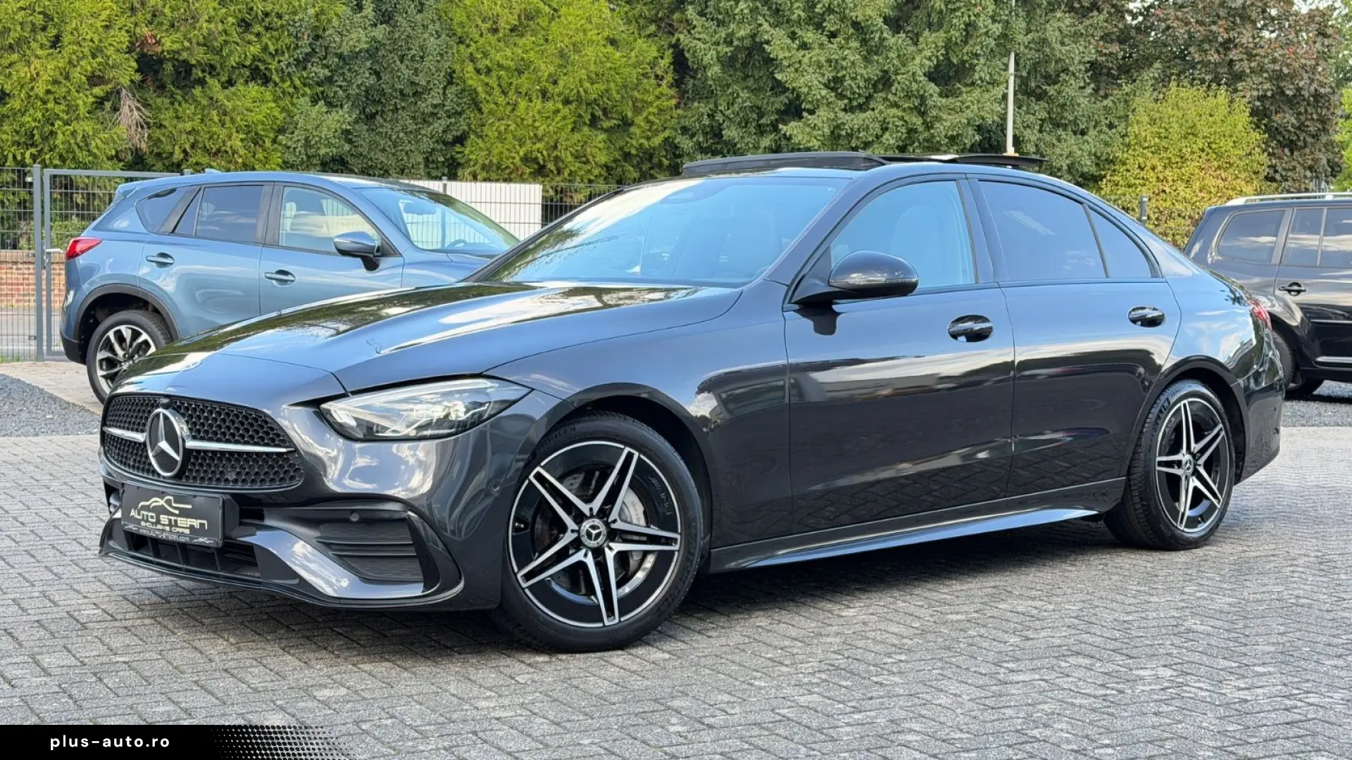 MERCEDES-BENZ C 180 AMG PANO LEDER NIGHT NAVI MBUX SPUR GRA