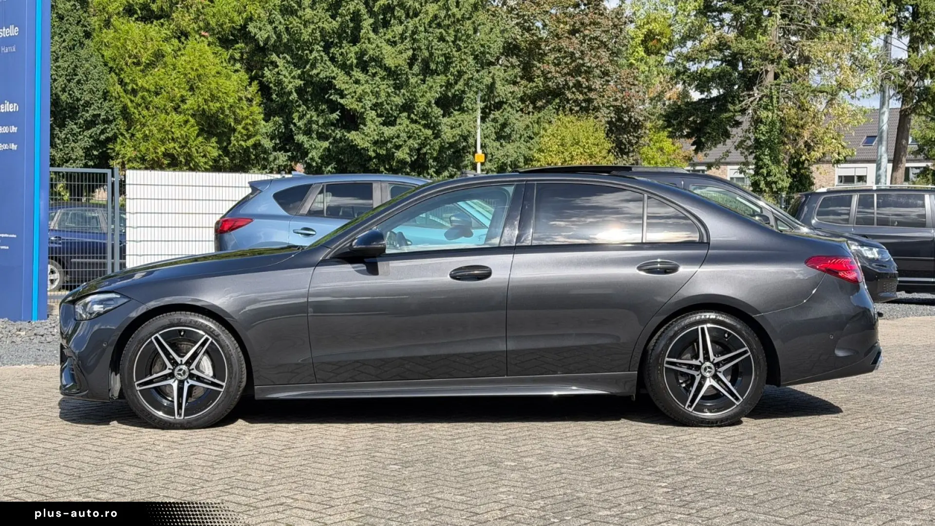 MERCEDES-BENZ C 180 AMG PANO LEDER NIGHT NAVI MBUX SPUR GRA
