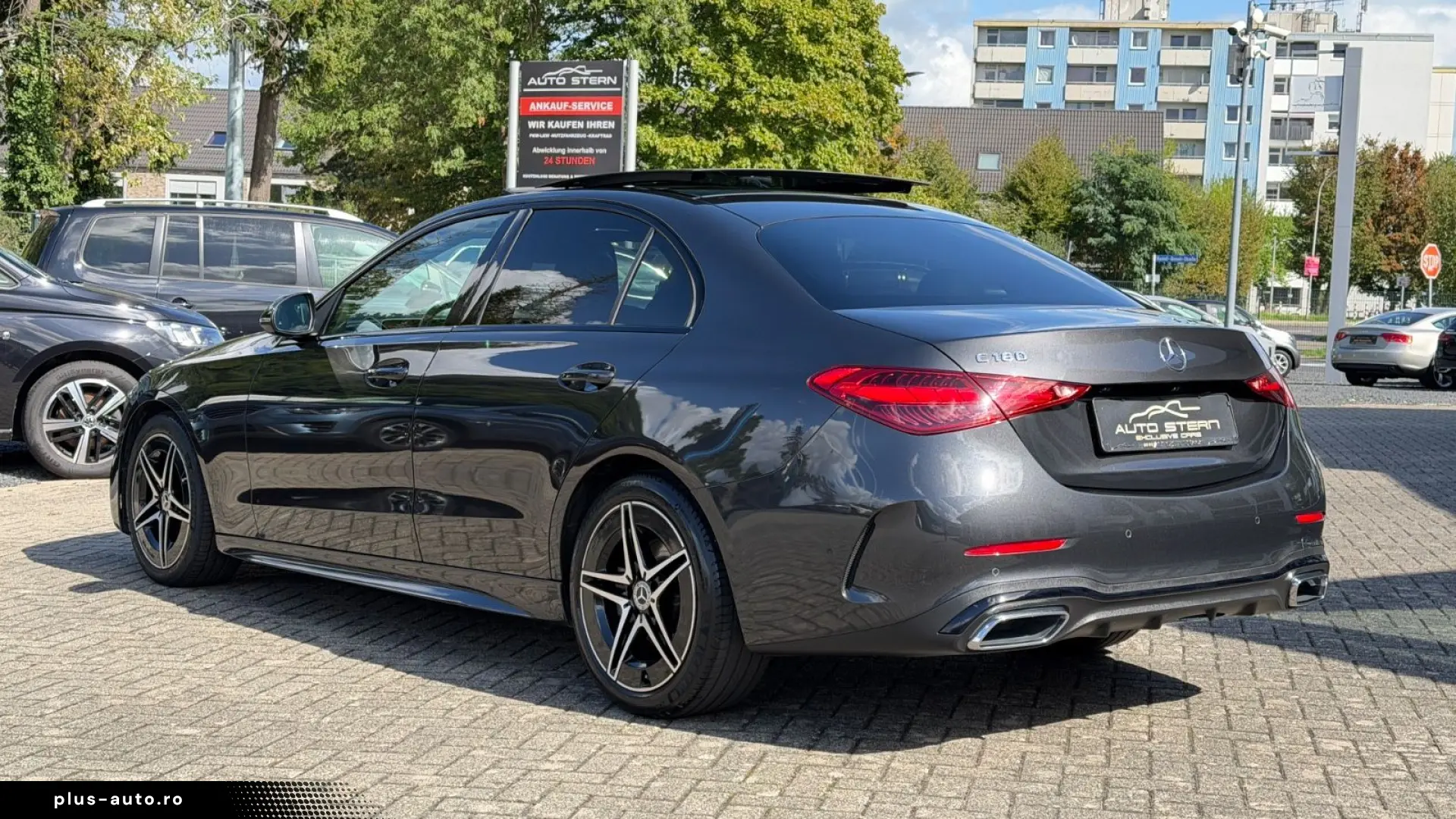 MERCEDES-BENZ C 180 AMG PANO LEDER NIGHT NAVI MBUX SPUR GRA