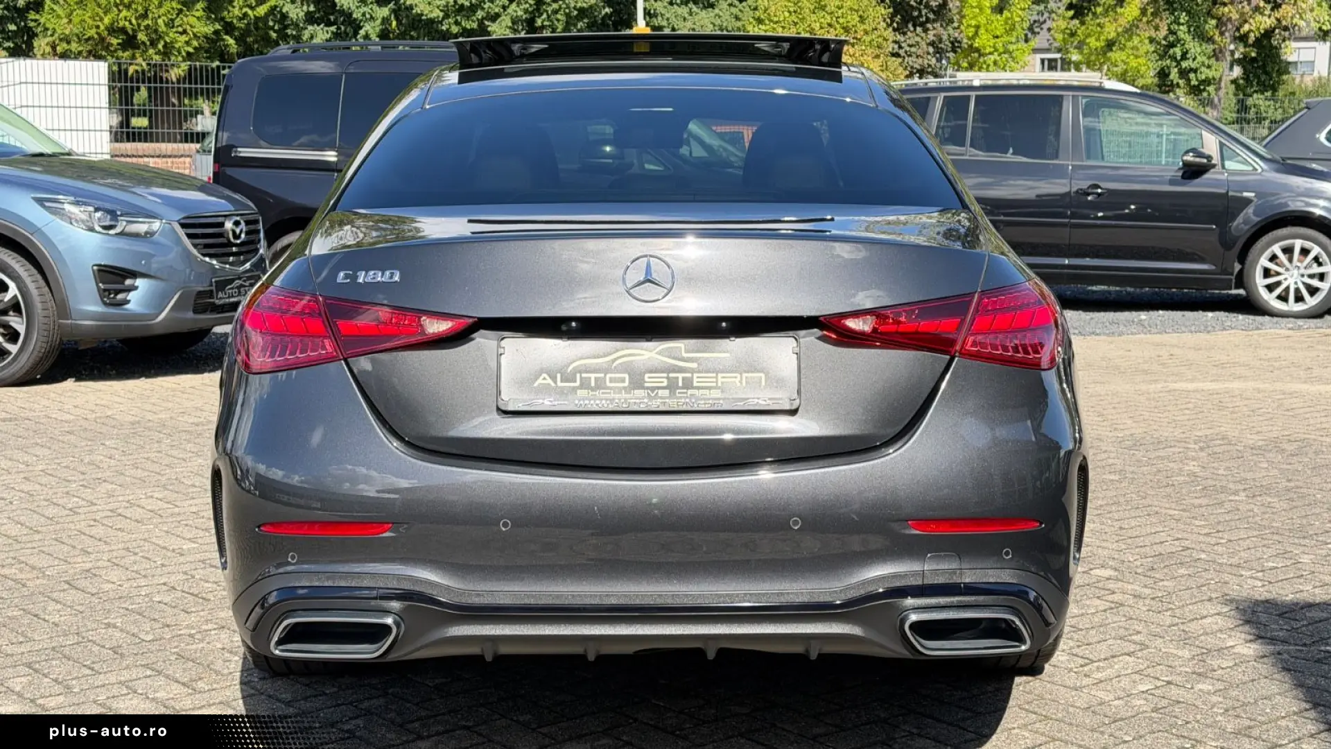 MERCEDES-BENZ C 180 AMG PANO LEDER NIGHT NAVI MBUX SPUR GRA