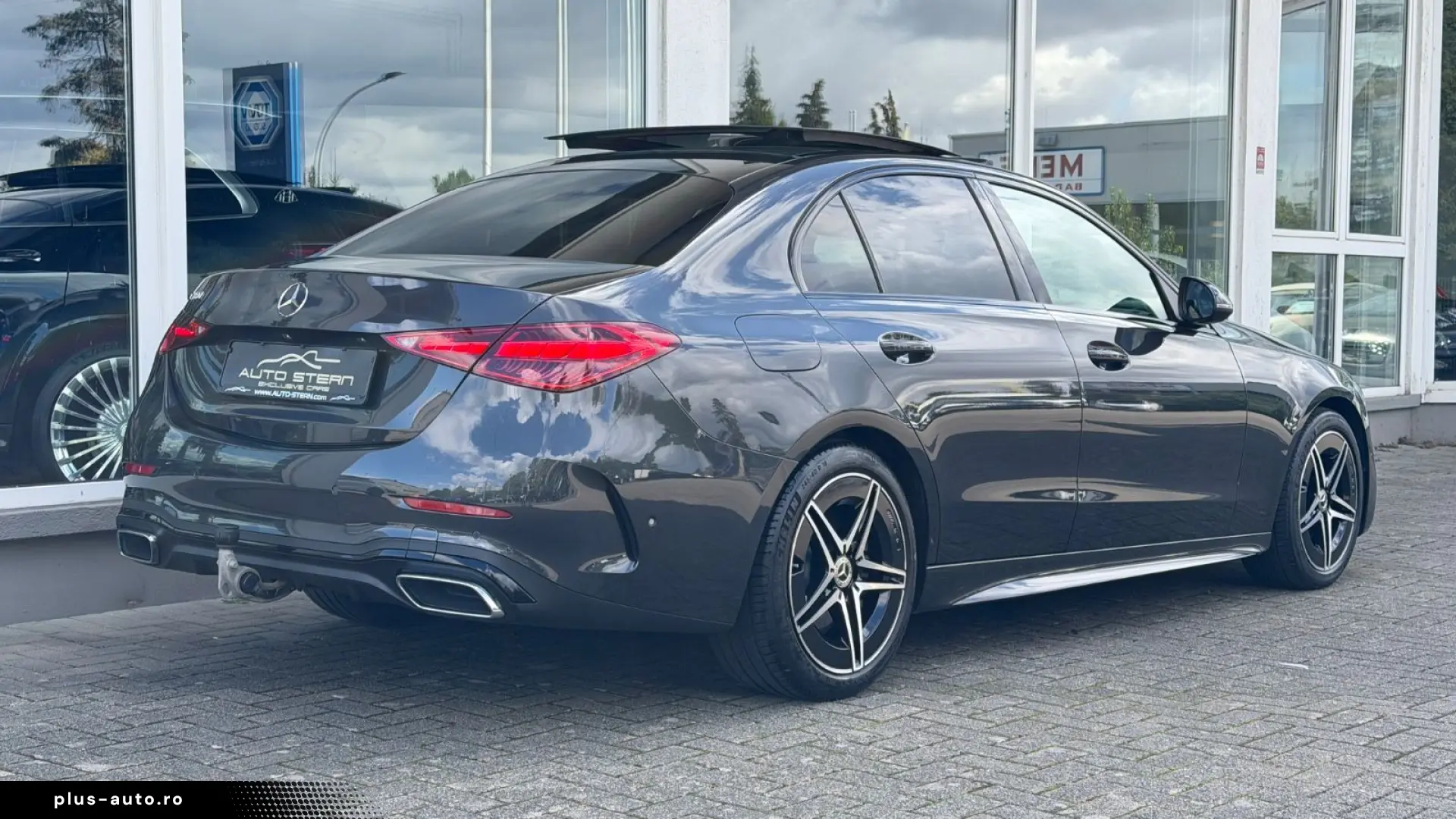 MERCEDES-BENZ C 180 AMG PANO LEDER NIGHT NAVI MBUX SPUR GRA