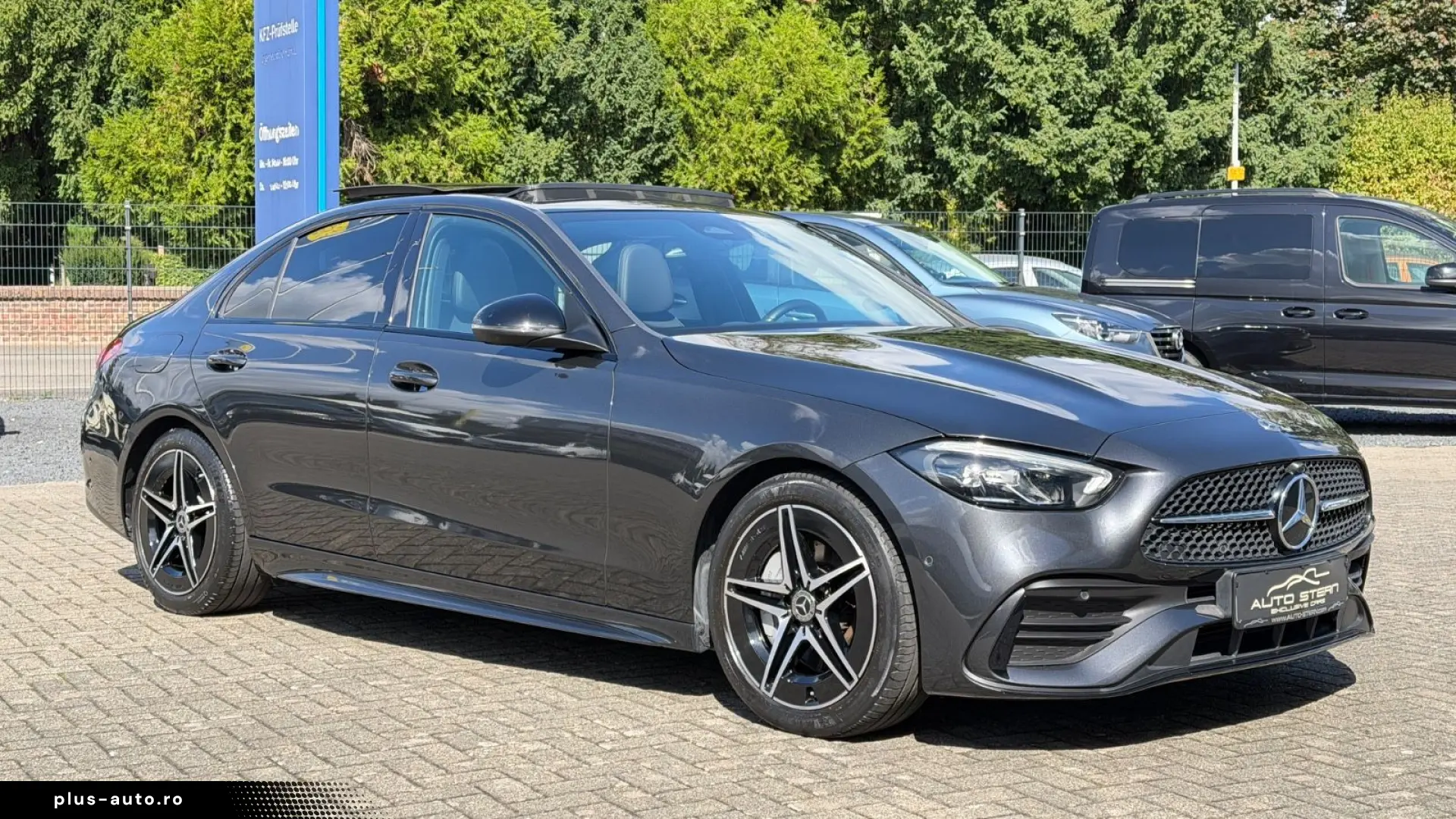 MERCEDES-BENZ C 180 AMG PANO LEDER NIGHT NAVI MBUX SPUR GRA