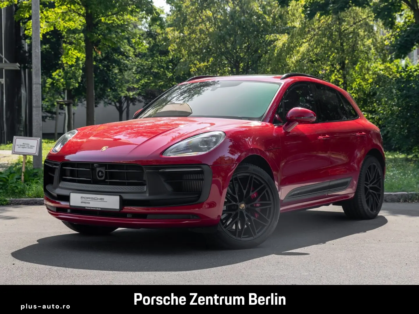 PORSCHE Macan GTS Karminrot Sportabgasanlage Panorama