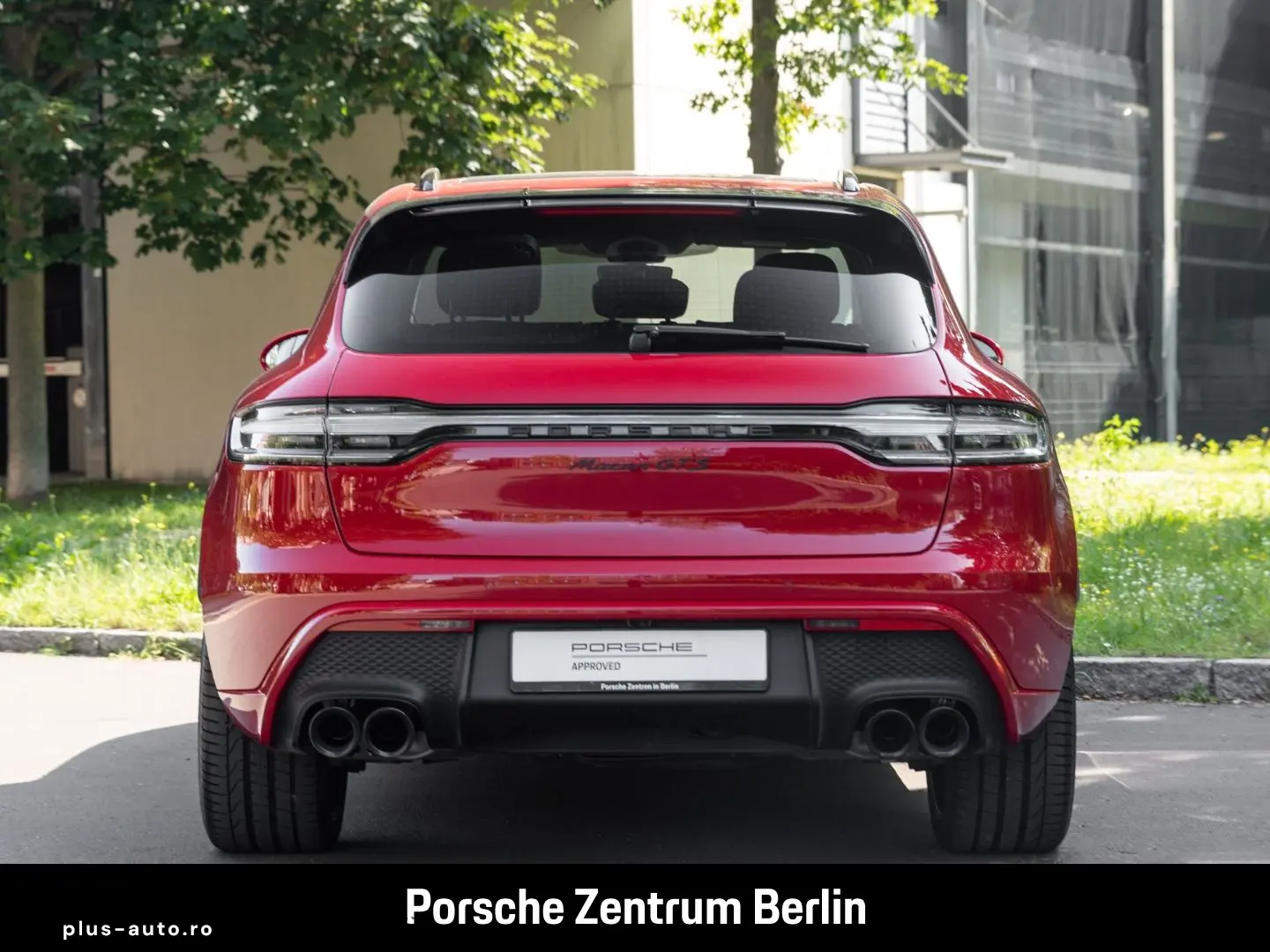 PORSCHE Macan GTS Karminrot Sportabgasanlage Panorama