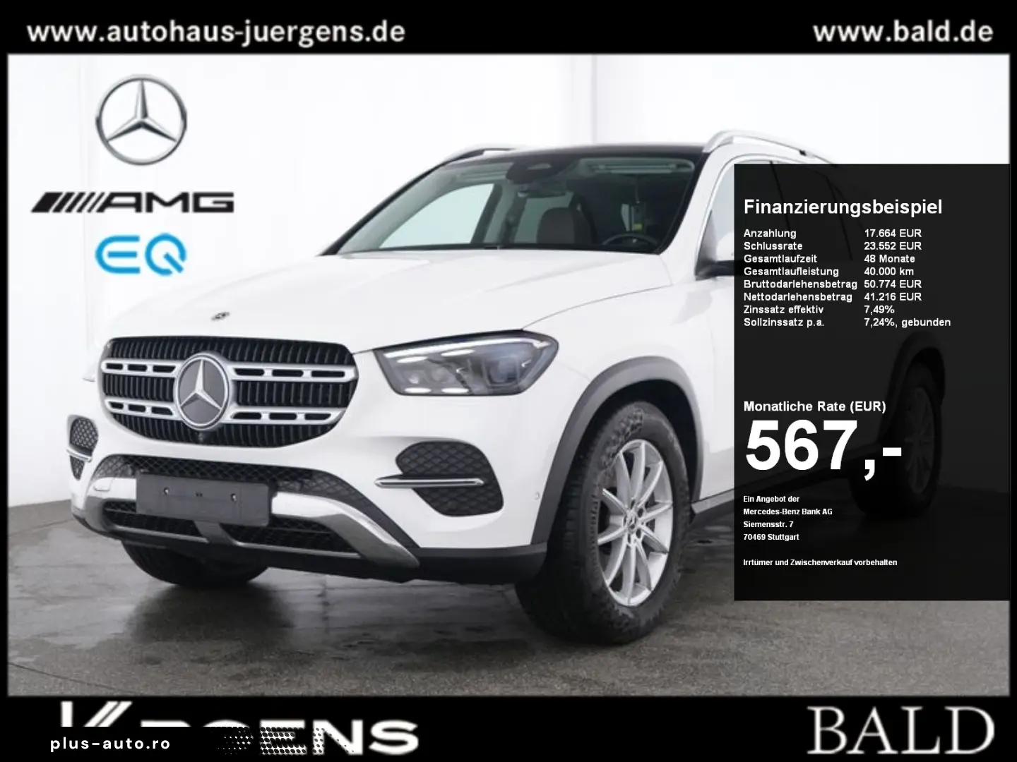 MERCEDES-BENZ GLE 350 de 4M Pano AHK Fahrassist GUAR&hellip;