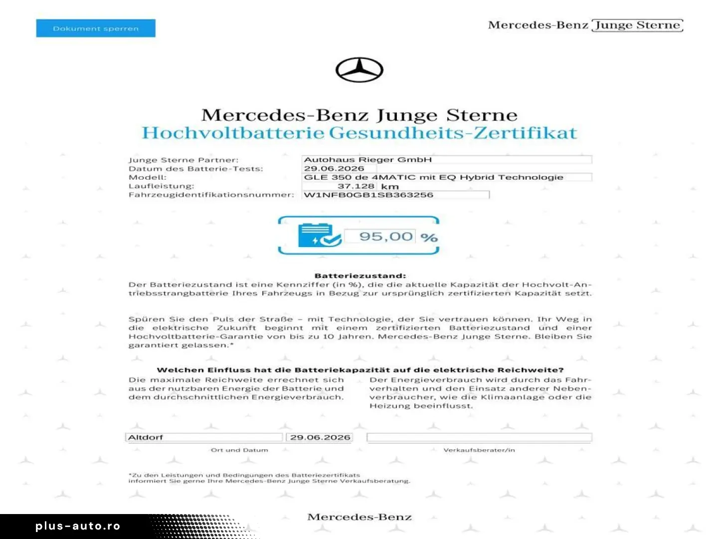 MERCEDES-BENZ GLE 350 de 4M AMG-Line  PANO-SHD Head-Up AHK