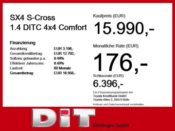 SUZUKI SX4 S-Cross 1.4 DITC 4x4 Comfort ACC LED Navi
