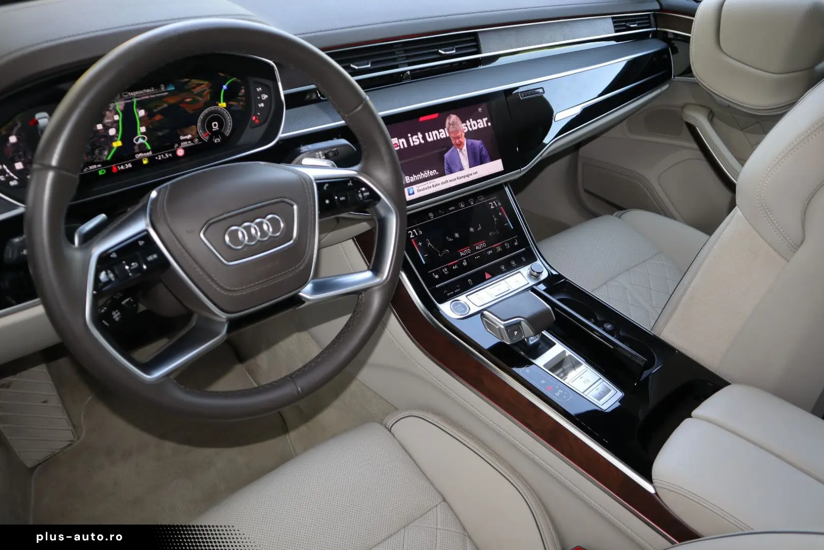 AUDI A8L 50 TDI lang exclusive  VOLLLEDER BEIGE  RUHE