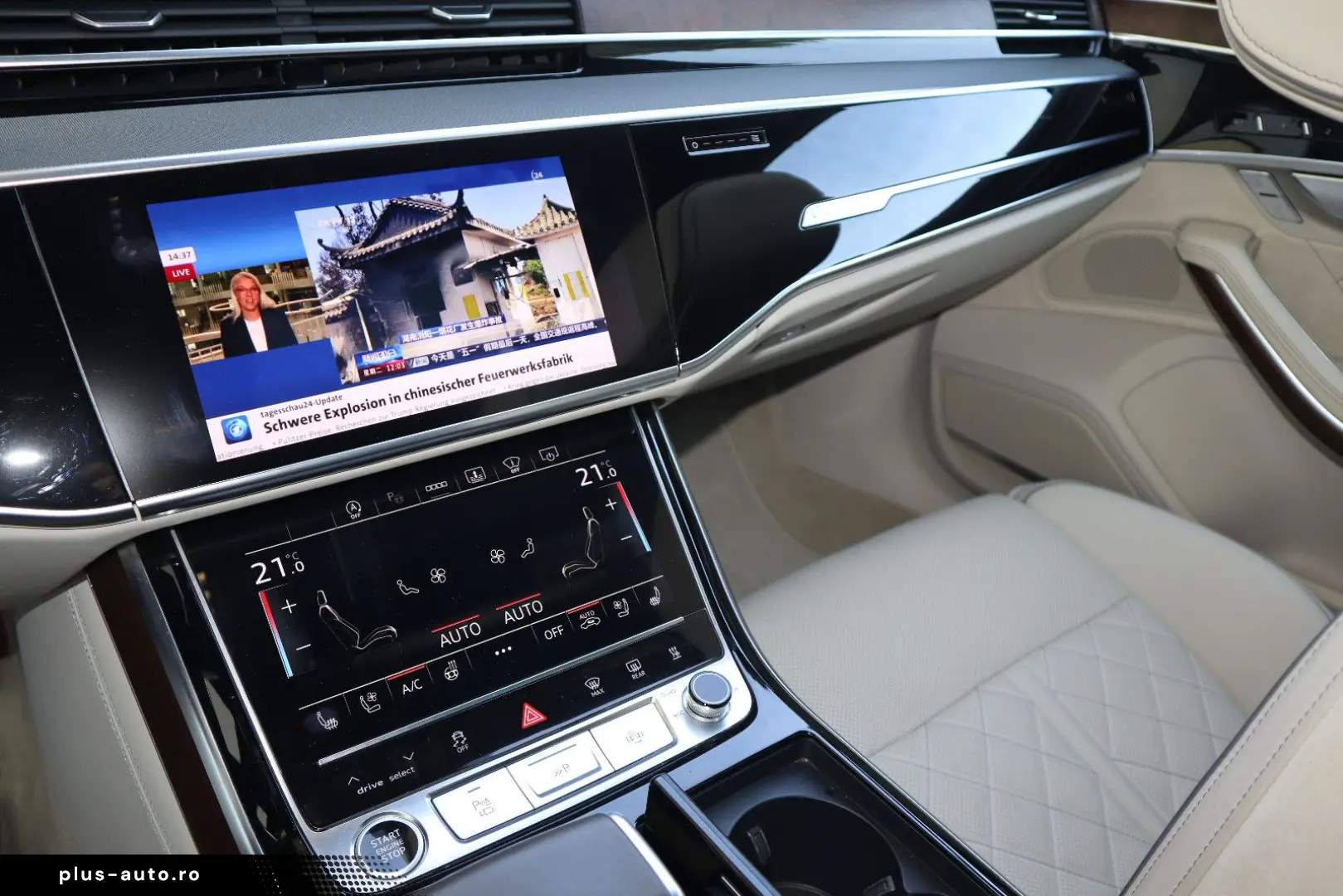 AUDI A8L 50 TDI lang exclusive  VOLLLEDER BEIGE  RUHE