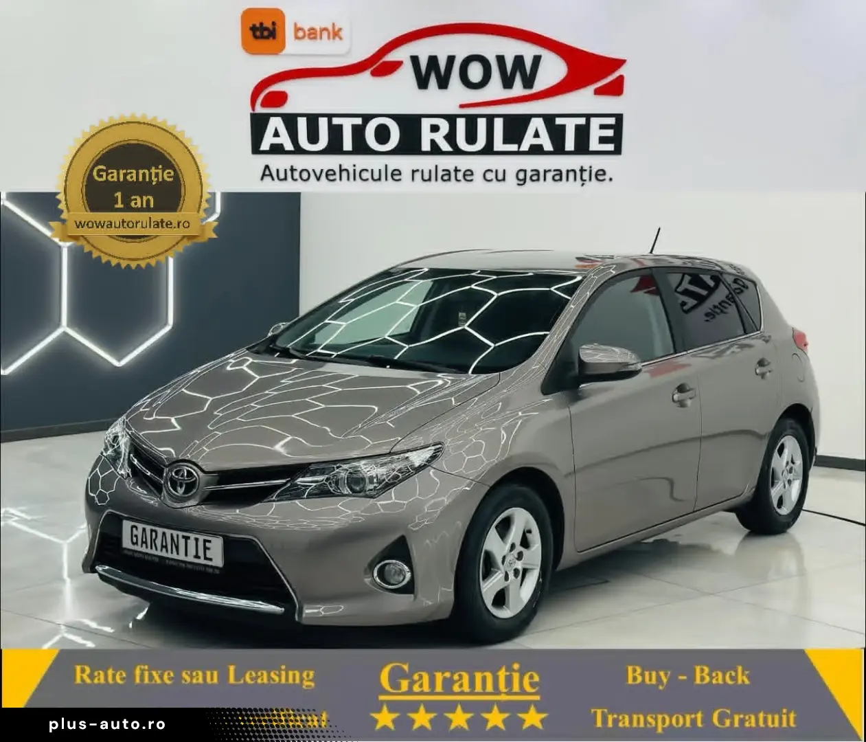 TOYOTA AURIS 2013 1.4D E5 Garantie 12 Luni Rate Avans 0 Doar