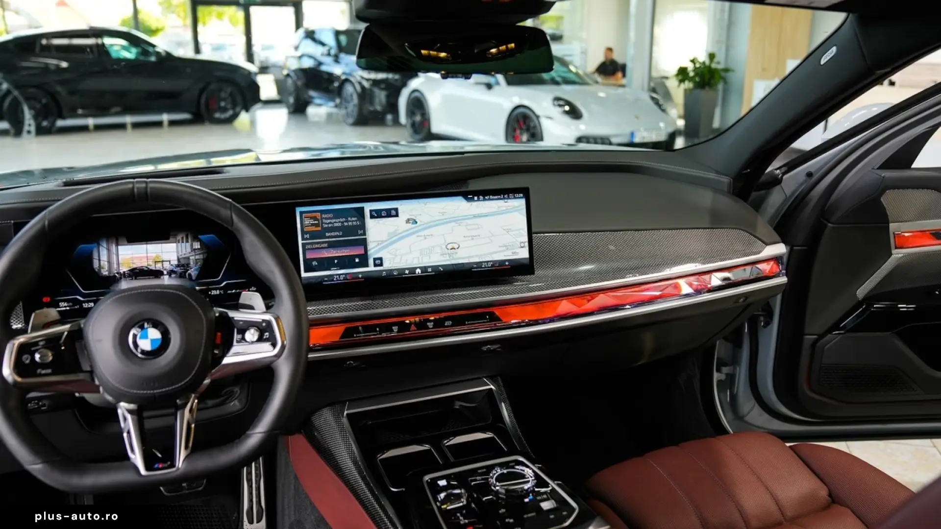 BMW 740xd M SPORT PRO Rear Interior SkyLounge