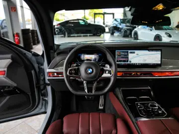 BMW 740xd M SPORT PRO Rear Interior SkyLounge