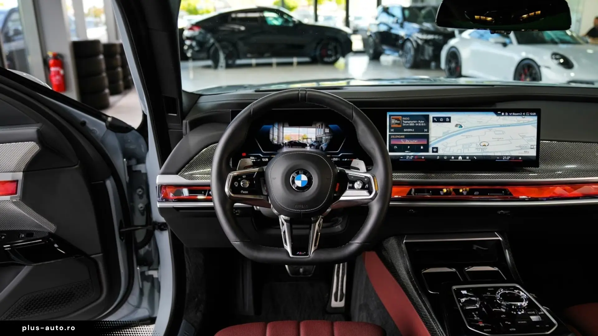 BMW 740xd M SPORT PRO Rear Interior SkyLounge